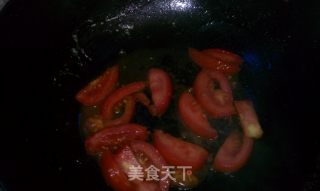 番茄肉片鸡蛋汤的做法步骤：1