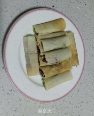 西式煎饼蔬菜卷的做法步骤：5