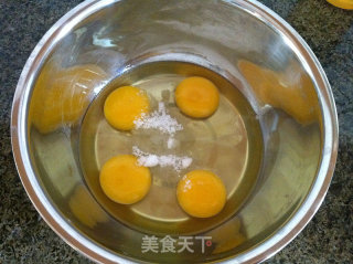黑芝麻海绵蛋糕的做法步骤：3