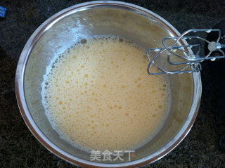 黑芝麻海绵蛋糕的做法步骤：6