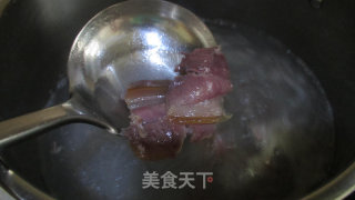 白玉菇油豆腐火腿汤的做法步骤：3
