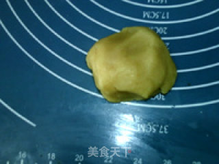 免烤奶香紫心月饼的做法步骤：3