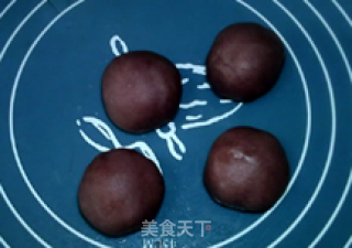 免烤奶香紫心月饼的做法步骤：14