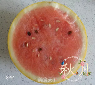 纯西瓜汁的做法步骤：1