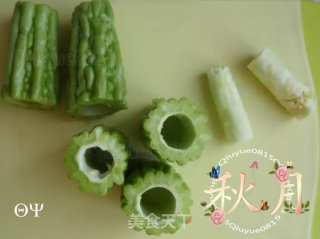 苦瓜圈的做法步骤：3