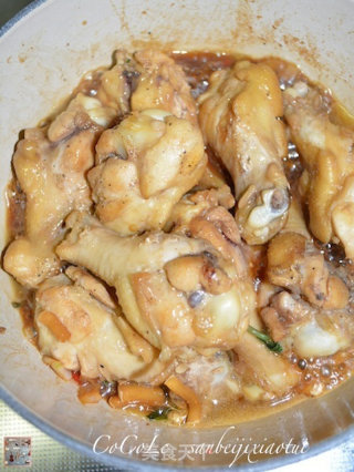 三杯鸡小腿的做法步骤：10
