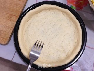 虾球玉米披萨的做法步骤：13