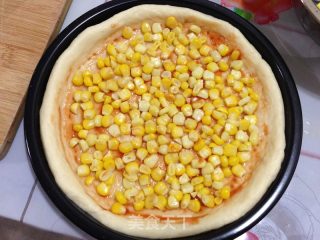 虾球玉米披萨的做法步骤：15