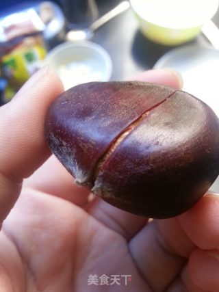 话梅板栗的做法步骤：3