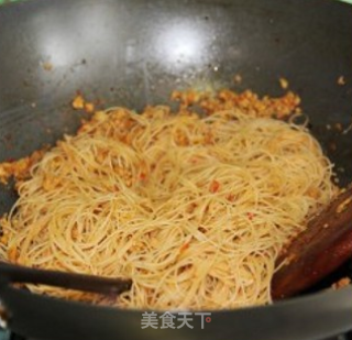 肉末炒粉干的做法步骤：8