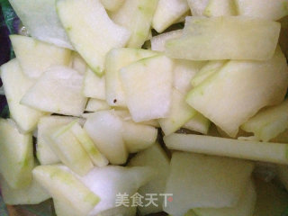 家常菜：冬瓜烩虾仁的做法步骤：3