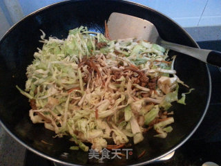 缤纷炒饼的做法步骤：7