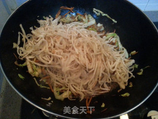 缤纷炒饼的做法步骤：8
