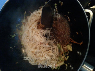 缤纷炒饼的做法步骤：9