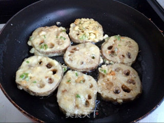 属于中秋节的美食----鲜肉藕夹的做法步骤：13