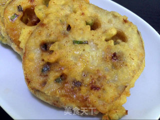 属于中秋节的美食----鲜肉藕夹的做法步骤：16