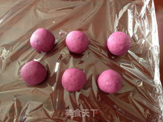 【紫薯小面包】---爱满满的的做法步骤：5
