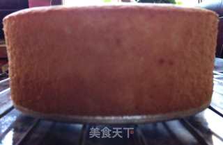 基础戚风蛋糕6寸的做法步骤：13