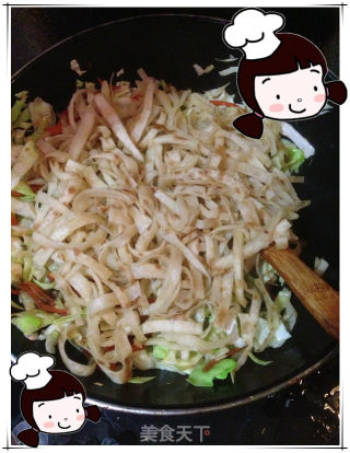 素炒饼的做法步骤：11