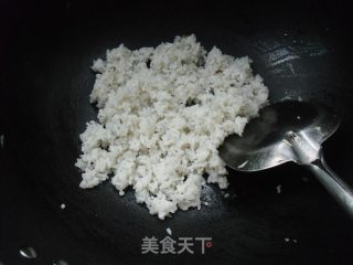 五彩蛋炒饭的做法步骤：5