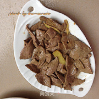 小炒肝尖的做法步骤：9