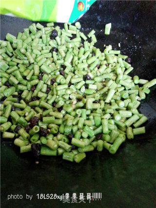 豆豉豇豆粒的做法步骤：8