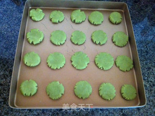 抹茶饼干的做法步骤：8