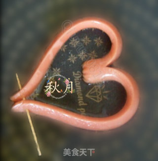 心中的太阳（心形鸡蛋）的做法步骤：4