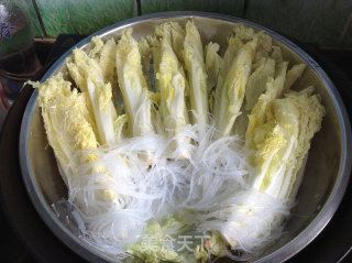 蒜蓉粉丝蒸娃娃菜的做法步骤：3