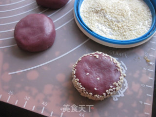 苏式紫薯月饼的做法步骤：13