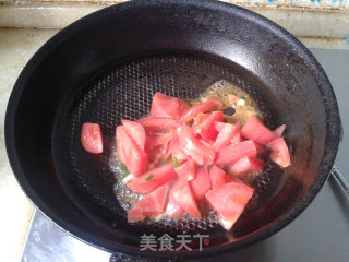 番茄鸡蛋面的做法步骤：6