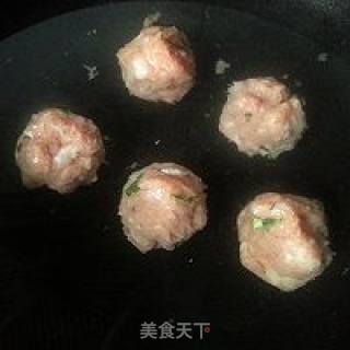 毛豆肉丸羹的做法步骤：3