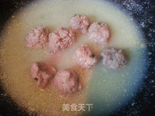 毛豆肉丸羹的做法步骤：8