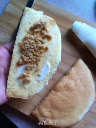 肉松蛋糕的做法步骤：8