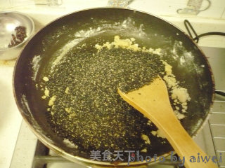 黑芝麻馅的做法步骤：8
