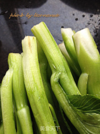 白酌菜心的做法步骤：2