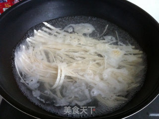 豆角鸡蛋打卤面的做法步骤：11