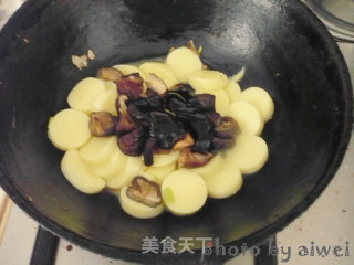 蚝油香菇玉子豆腐的做法步骤：7