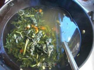 芝麻叶汤面条的做法步骤：9