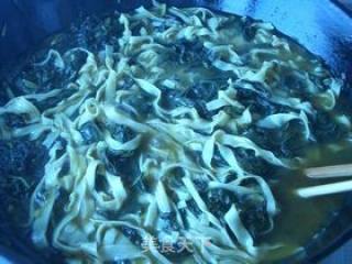 芝麻叶汤面条的做法步骤：10