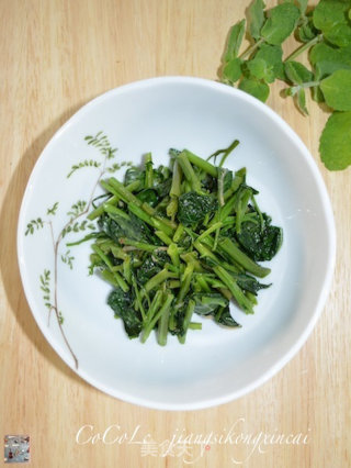 姜丝空心菜的做法步骤：6