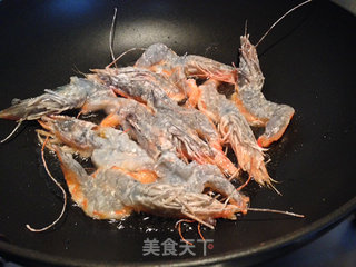 香煎大虾的做法步骤：4