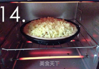 [培根菠萝披萨]----爱的味道的做法步骤：14