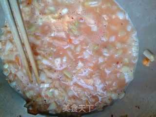 家常泡菜饼的做法步骤：4