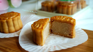 广式白豆沙月饼的做法步骤：13
