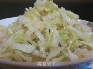 清炒包菜丝的做法步骤：5