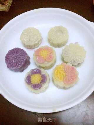 蔓越莓冰皮月饼的做法步骤：6