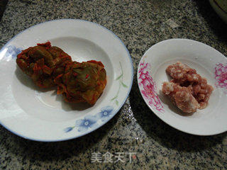 肉末炒榨菜的做法步骤：1