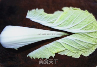 可爱如白玉的大白菜炒肉片的做法步骤：3