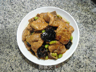 黑木耳毛豆烧猪大排的做法步骤：11